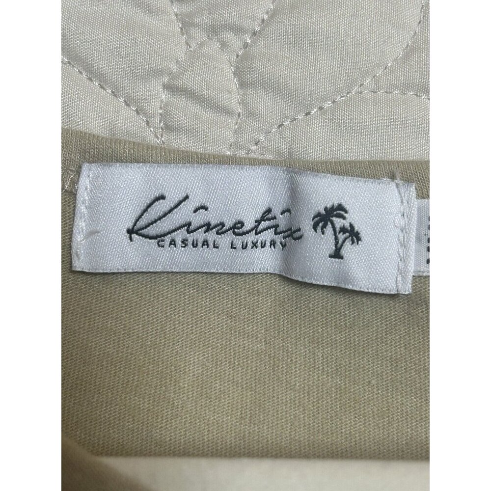 Kinetix Men's Oatmeal/Beige Heather Short Sleeve Henley T-Shirt XXL NEW W/TAGS - Picture 6 of 6